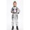 Boys Girls Astronaut Costume Silver Space Suit Halloween Role Play Costume for Kids Party Performance New Year Carnival Gift YM8819