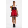 Women German Dirndl Dress Oktoberfest Beer Festival Bavarian Costume Halloween Cosplay Maid Outfit YM8820