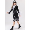 Halloween Mad Hatter Cosplay Costume, Plaid Formal Suit Stage Drama Role Play Outfit YM8813