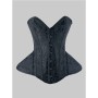 Women Overbust Vintage Corset Top Lace Up Bustier Gothic Jacquard Long Torso Corsets Shapewear Hourglass Body Shaper Waist Train WK2502