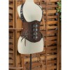 Steampunk Underbust Corset Vest Waist Cincher Bustier Top Sexy Women Plus Size Gothic Corselet Slimming Shapewear WK2514