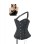 Women's Corset Steampunk Body Shapewear Vintage Gothic Clothes Bodice Bustier Overbust Burlesque Goth Waist Lace-up Corselet WK2504