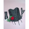 Women's Corset Steampunk Body Shapewear Vintage Gothic Clothes Bodice Bustier Overbust Burlesque Goth Waist Lace-up Corselet WK2504