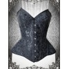 Women Overbust Vintage Corset Top Lace Up Bustier Gothic Jacquard Long Torso Corsets Shapewear Hourglass Body Shaper Waist Train WK2502