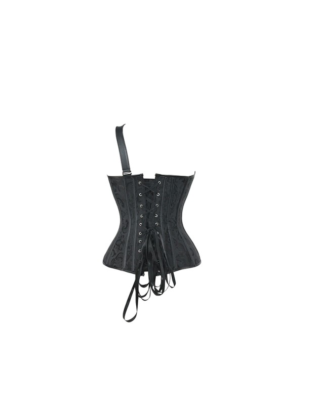 Women's Corset Steampunk Body Shapewear Vintage Gothic Clothes Bodice Bustier Overbust Burlesque Goth Waist Lace-up Corselet WK2504