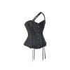 Women's Corset Steampunk Body Shapewear Vintage Gothic Clothes Bodice Bustier Overbust Burlesque Goth Waist Lace-up Corselet WK2504