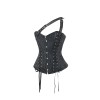Women's Corset Steampunk Body Shapewear Vintage Gothic Clothes Bodice Bustier Overbust Burlesque Goth Waist Lace-up Corselet WK2504