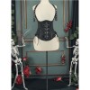 Steampunk Underbust Corset Vest Waist Cincher Bustier Top Sexy Women Plus Size Gothic Corselet Slimming Shapewear WK2514