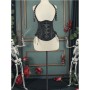 Steampunk Underbust Corset Vest Waist Cincher Bustier Top Sexy Women Plus Size Gothic Corselet Slimming Shapewear WK2514