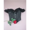 Gothic Women Corsets Bustiers Floral Lace Tops Sexy Lace Sleeves Corset Lingerie Burlesque Vintage Steampunk Bustier Costumes WK2506