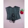 Classic Punk Shapewear with Court Button Side Chain Embroidery Vest Retro Corset Underwear for Women WK2516