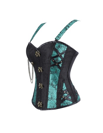 Corset Bustier Top for Women Ladies Sexy Gothic Steampunk Overbust Corsets Waist Trainer Cincher Lingerie CY326