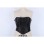 Women Tight Corset Bustier Black Side Zipper Overbust Crop Tops Summer Lace Up Backless Camisole Underwear Female Bustier Top XF992