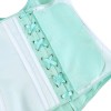 Black Green Jacquard Sexy Corset Top Overbust Lace Up Boned Bustier Front Zip Korset Gothic Women Slim Corselet CQG6636