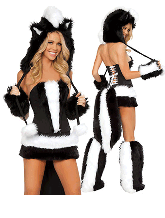 sexy skunk costume m4583